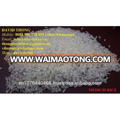 Medium Rice for sale (skype: davis.thong, phone: +84 986 778 999)